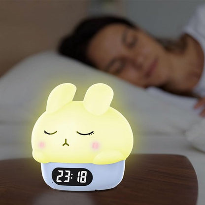 Children's night light - table lamp for bedroom - cute rabbit shape - cartoon bedside lamp - baby night light (blue) - Image 7