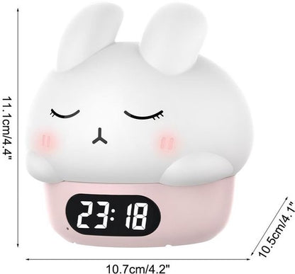 Children's night light - table lamp for bedroom - cute rabbit shape - cartoon bedside lamp - baby night light (pink) - Image 8