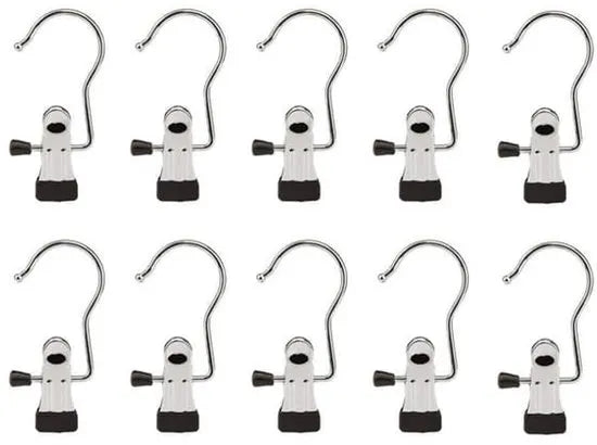 Small hanger - suitable for hanging small items - sock clips - towel clips (10 pieces)