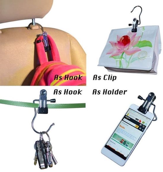 Small hanger - suitable for hanging small items - sock clips - towel clips (10 pieces) - Image 5
