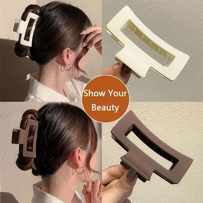 Thick Hair Clips - Large Hair Clips - Rectangular Thick Hair Clips - Non-Slip Thick Hair Clips for Adults - For Girls with Thick Hair - 8 Pieces - Image 2