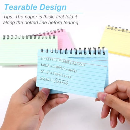 Color Notebooks - American Notepads - Index Card Notebooks - Vocabulary Books - Small Books - 6-Pack - Image 4