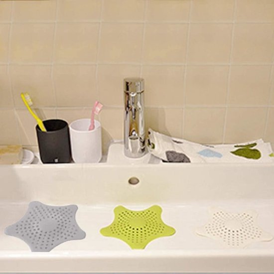 Filter 5-pack - Silicone hair filter for bathtub drain - Drain cover with strong suction cup - Anti-clogging sink strainer - Image 5