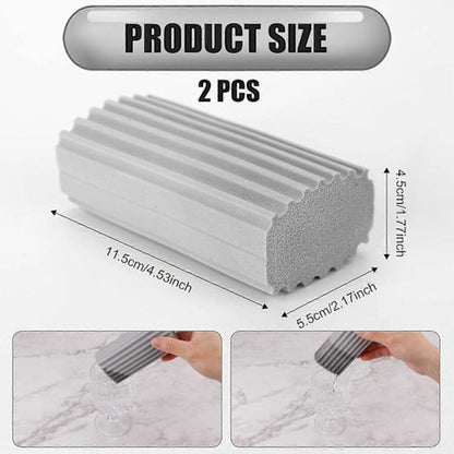 Dust Removal Sponges - Double-Sided Sponges for Wet Cleaning - Dust Removal Cloths - Reusable Sponges for Wet Cleaning - 2-Pack - Image 2