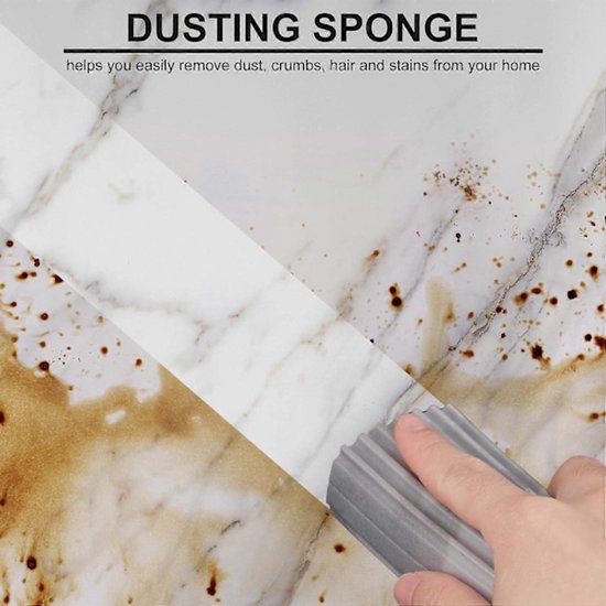 Dust Removal Sponges - Double-Sided Sponges for Wet Cleaning - Dust Removal Cloths - Reusable Sponges for Wet Cleaning - 2-Pack - Image 3