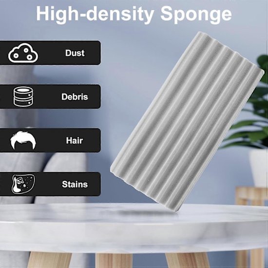 Dust Removal Sponges - Double-Sided Sponges for Wet Cleaning - Dust Removal Cloths - Reusable Sponges for Wet Cleaning - 2-Pack - Image 4