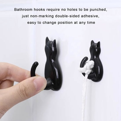 Traceless Self-Adhesive Hooks - Self-Adhesive Wardrobe Hooks - Wall Stickers - 12 Pieces - Bedroom - Behind the Door - Keychain - Image 3