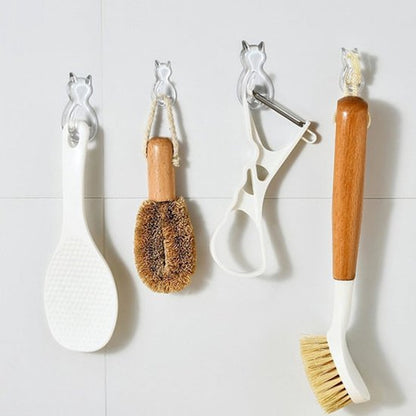 Traceless Self-Adhesive Hooks - Self-Adhesive Wardrobe Hooks - Wall Stickers - 12 Pieces - Bedroom - Behind the Door - Keychain - Image 4