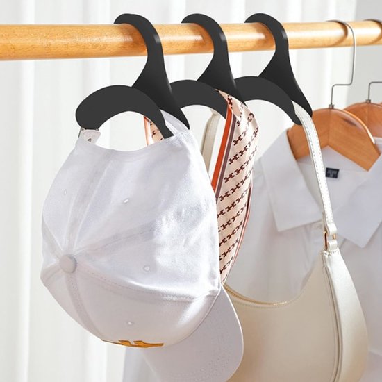 Clothes hanger - Wardrobe - Handbag organizer - Hook rack organizer for handbags and backpacks - 10 pieces - Image 3