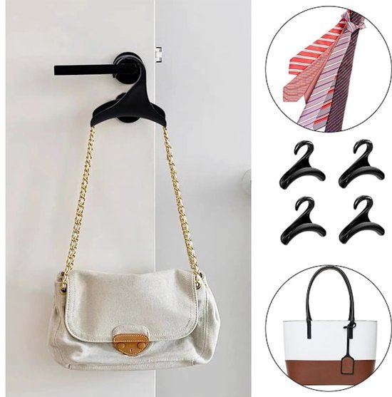 Clothes hanger - Wardrobe - Handbag organizer - Hook rack organizer for handbags and backpacks - 10 pieces - Image 5