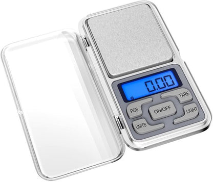 Electronic kitchen scale - Kitchen scale - 500g/0.01g - Food scale - Stainless steel household scale - With display and tare function - Suitable for food, jewelry, coffee bags, etc. - Image 3