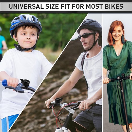 Bicycle Bell - Mountain Bike Vintage Mini Bicycle Bell - Loud - Anti-MTB Racing Bike Bell - Suitable for Children and Adults - Image 3