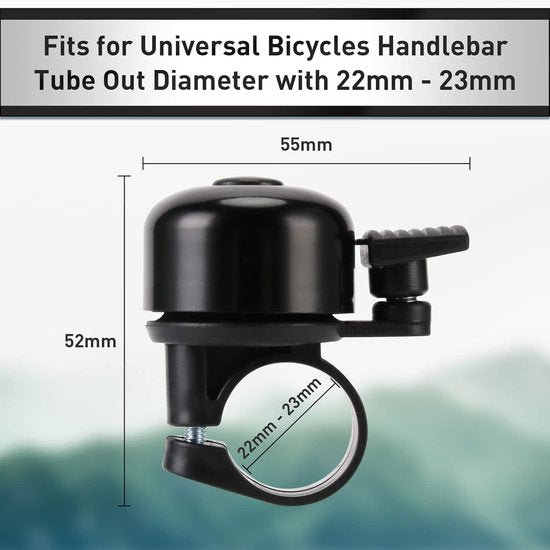 Bicycle Bell - Mountain Bike Vintage Mini Bicycle Bell - Loud - Anti-MTB Racing Bike Bell - Suitable for Children and Adults - Image 4