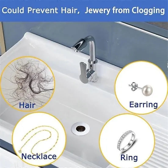 Bathroom Drain Filters - For 1.2-1.6 Inch Drain Holes - Small 1 Inch Conical Stainless Steel Filter - Pack of 4 - Image 2