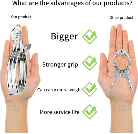 Clothes pegs - Open windproof clips - Clothes pegs - Sock racks - Quilt drying clips - 8 pieces - Image 2