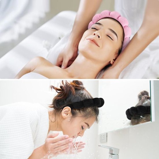 Headband - for face washing or facial care - Headband - Soft cosmetic headband for face washing, facial mask and skin care - Image 3