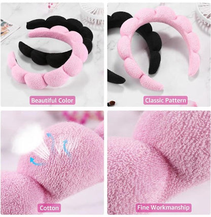 Headband - for face washing or facial care - Headband - Soft cosmetic headband for face washing, facial mask and skin care - Image 4