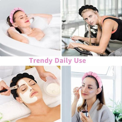 Headband - for face washing or facial care - Headband - Soft cosmetic headband for face washing, facial mask and skin care - Image 5