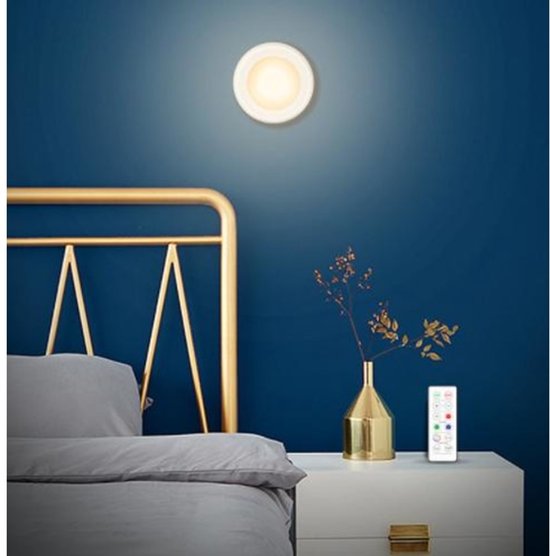 LED spotlight set - 6 stylish lights with dimming function and 2 practical remote controls - Night lights with colour change - Lights with remote controls - Suitable for kitchens, bedrooms, etc. - Image 3