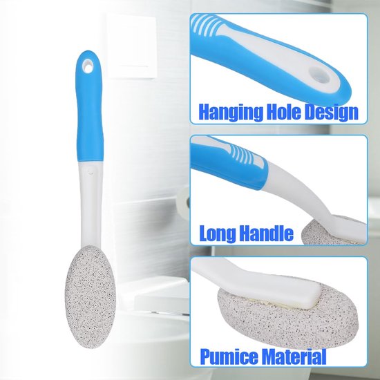 Toilet Brush - Pumice Stone Toilet Brush - Pumice Stone Toilet Brush - Toilet Stain Remover - Image 7