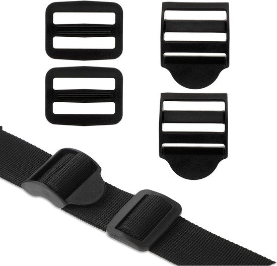 Replacement Backpack Buckles - Set of 5 - Replacement Backpack Buckles - Adjustable - Black Slide Buckles for Backpacks - Image 3