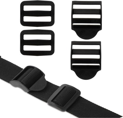 Replacement Backpack Buckles - Set of 5 - Replacement Backpack Buckles - Adjustable - Black Slide Buckles for Backpacks - Image 3