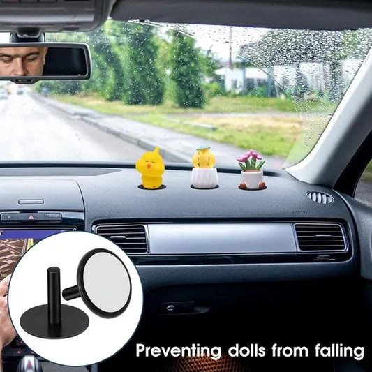 20-Piece Rubber Duck Holder - Black Car Duck Holder - Car with Self-Adhesive Duck Pads for Dashboard Display Duck Accessories (Rubber Duck Not Included) - Image 4