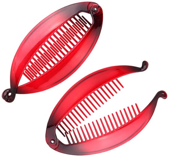 6 pieces banana hair clips - women's resin fishtail clips - comb hair accessories - fish clips - hair accessories - women - Image 4