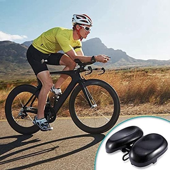 Bicycle Saddle - Comfort Bicycle Saddle - Unisex - Ergonomic - Soft Double Padded Saddle Cover - Image 3
