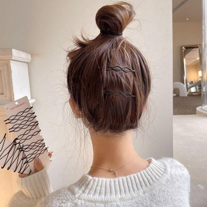 12-pack black retro hairpins - mini black hairpins - fashionable BB clips - invisible ponytail clips - small hairpins - beautiful hair accessories for women and girls wedding decorations - Image 3