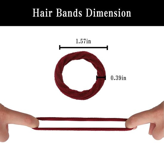 10 Piece Hair Elastic Set – Soft Elastic Hairbands with Pattern – Suitable for Thick, Fine & Curly Hair – Hair Accessories for Girls - Image 4