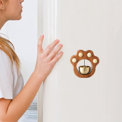 Wind chime - Magnetic wind chime - Wooden doorbell - Wooden shop bell - For opening doors (Cat) - Image 2