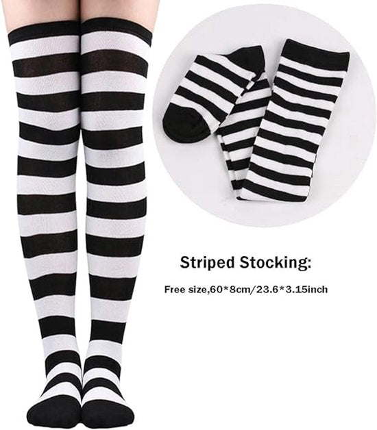 Halloween Robbery Costume Set for Adults - Complete with Shirt, Hat & Accessories - Universal Size - For Parties & Theme Parties - Image 3
