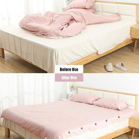 Duvet cover clips - 12 pieces - Duvet cover holders - Non-slip duvet cover clips - Suitable for blankets, sheets, curtains, socks, mattress covers - White - Image 4