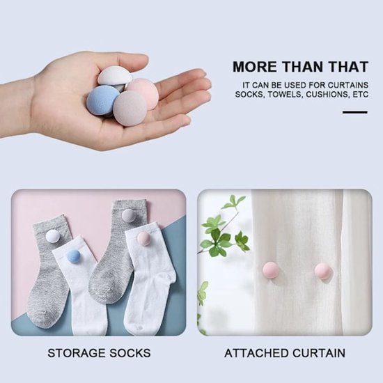 Duvet cover clips - 12 pieces - Duvet cover holders - Non-slip duvet cover clips - Suitable for blankets, sheets, curtains, socks, mattress covers - White - Image 5