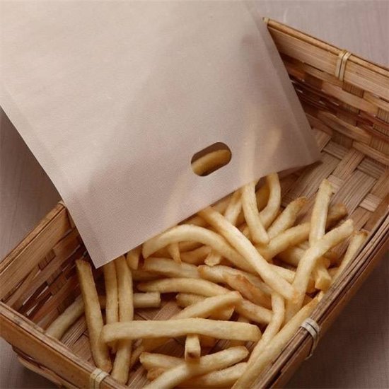Toaster Bags - Pack of 10 - Reusable Toaster Bags - Heat Resistant Non-Stick Toaster Bags - For Baking Cheese and Snacks - 16.5 x 16 cm - Image 4