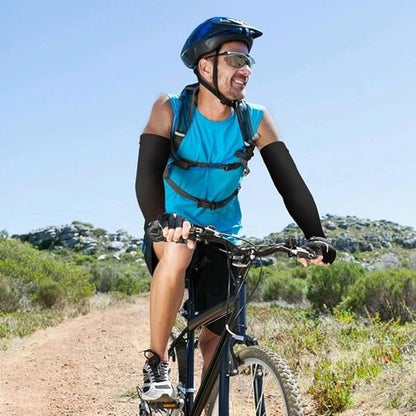 Cuffs - 2 pieces - sun protection cuffs - arm protectors - UV protection - black and white - Image 3