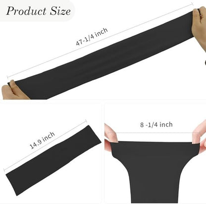 Cuffs - 2 pieces - sun protection cuffs - arm protectors - UV protection - black and white - Image 6