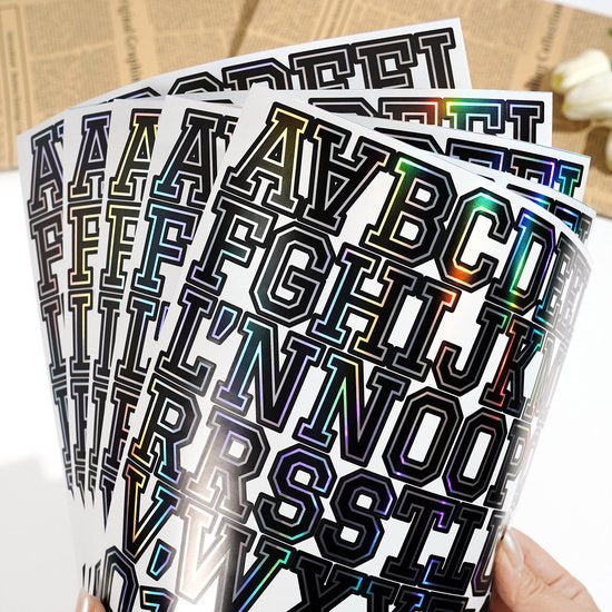 Letter stickers - 10-sheet vinyl letter stickers - 1.5-inch self-adhesive alphabet and number stickers - waterproof - suitable for mailboxes, windows, doors, cars, boats, house numbers (Style A) - Image 6