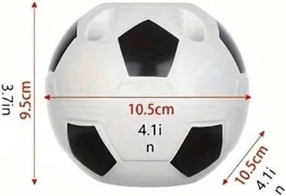 Multifunctional pen holder - football-shaped pen holder - student pen holder - plastic pen holder - storage box for toothpaste and toothbrush - black - Image 3