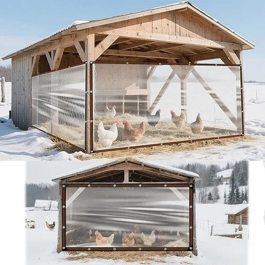 Transparent tarpaulin with eyelets, transparent tarpaulin for outdoor use, waterproof film, woven tarpaulin, canvas, awning, durable, weatherproof, multifunctional tarpaulin 2 x 5m - Image 7