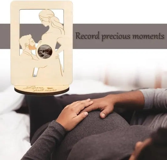 Memorial Photo Frame - Baby Ultrasound Memorial Frame - Newborn Memorial Stand - Style A - Image 2