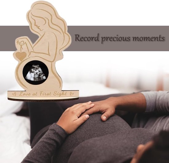 Memorial Photo Frame - Baby Ultrasound Memorial Frame - Newborn Memorial Stand - Style B - Image 2