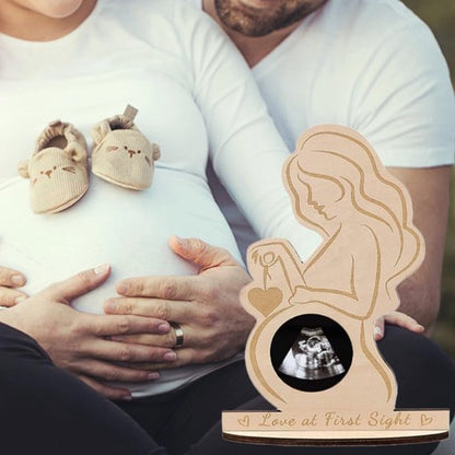 Memorial Photo Frame - Baby Ultrasound Memorial Frame - Newborn Memorial Stand - Style B - Image 4