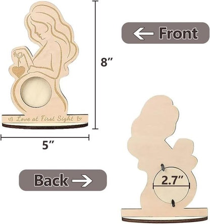 Memorial Photo Frame - Baby Ultrasound Memorial Frame - Newborn Memorial Stand - Style B - Image 5