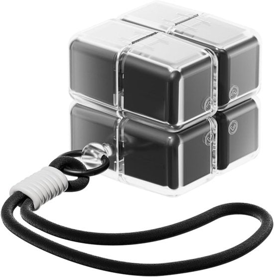 Medicine box - 7-day medicine box - Weekly pill box - Portable pill box for travel - Easy to open - 8 compartments - For storing vitamins and medicines - Black - Image 2
