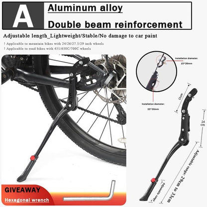 Bicycle stand - Adjustable bicycle stand - Bicycle support - Suitable for wheels from 24 to 29 inches - Image 3