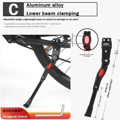 Bicycle stand - Adjustable bicycle stand - Anti-wear stand Bicycle stand 20-27.5 inch wheels - Image 4
