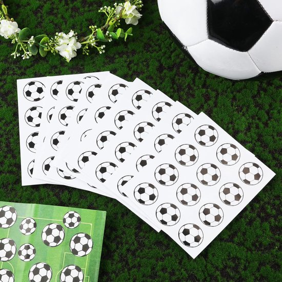 Football Stickers - Waterproof Vinyl Stickers - Suitable for laptops, water bottles, notebooks and mobile phones - Ideal gift for football players, teams and fans - Sports Stickers - 10 sheets, 120 pieces - Image 2