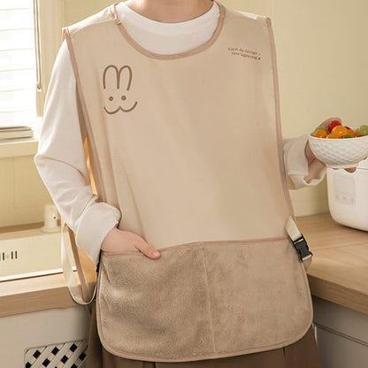 Kitchen Apron - Breathable Cooking Apron - Vest Style - With Towel - Suitable for Cooking, Baking, Gardening, Grilling and Crafting（Brown） - Image 5